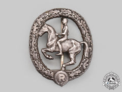 Germany, Third Reich. A German Equestrian Badge, Silver Grade, By L. Christian Lauer