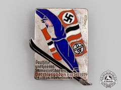Germany, Third Reich. A 1934 Berchtesgaden Heer, SA, And SS Ski Competition Commemorative Badge, By Carl Poellath