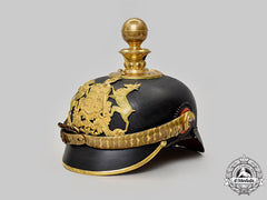 Württemberg, Kingdom. A Rare Artillery Officer’s Pickelhaube With Case