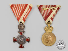 Austria, Empire. Two First War Awards