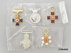 Canada, Commonwealth. A Lot Of Five Miniature Awards