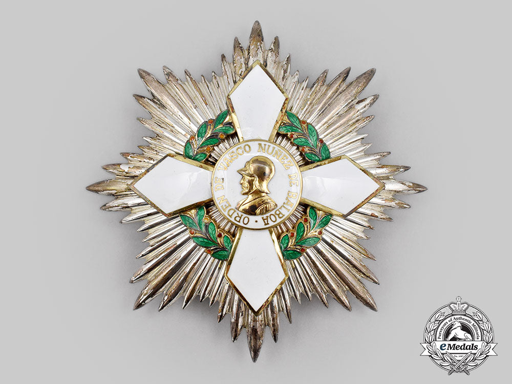 panama,_republic._an_order_of_vasco_nuñez_de_balboa,_grand_cross_star,_c.1925_l22_mnc3559_024