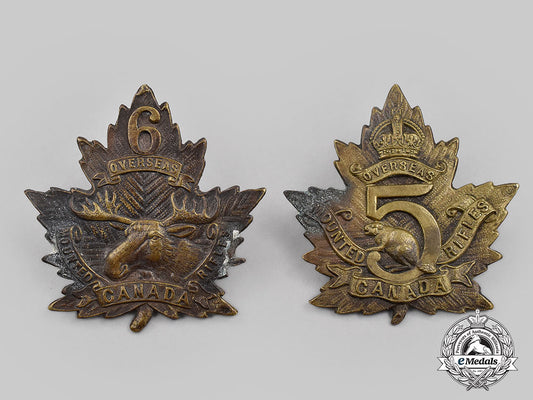 canada,_cef._two_mounted_rifles_cap_badges_l22_mnc3641_057_1