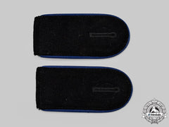 Germany, Ss. A Set Of Waffen-Ss Medical Enlisted Personnel Shoulder Straps