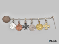 Germany, Imperial. A Miniature Medal Chain For A Bavarian Boxer Rebellion Veteran With Police Service