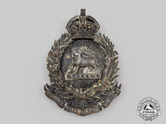 United Kingdom. A 4th Volunteer Battalion, Royal West Surrey Regiment Helmet Plate with King's Crown, c.1910