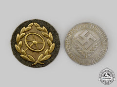 Germany, Third Reich. A Pair Of Badges