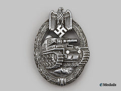 Germany, Wehrmacht. A Panzer Assault Badge, Silver Grade, B.h. Mayer Design