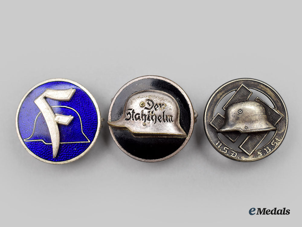 germany,_der_stahlhelm._a_mixed_lot_of_membership_badges_l22_mnc4041_123