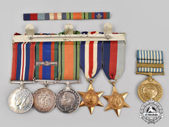Canada, Commonwealth. A Second War Medal Bar And Korean Service Medal