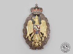 Romania, Kingdom. A Military Academy Graduation Badge