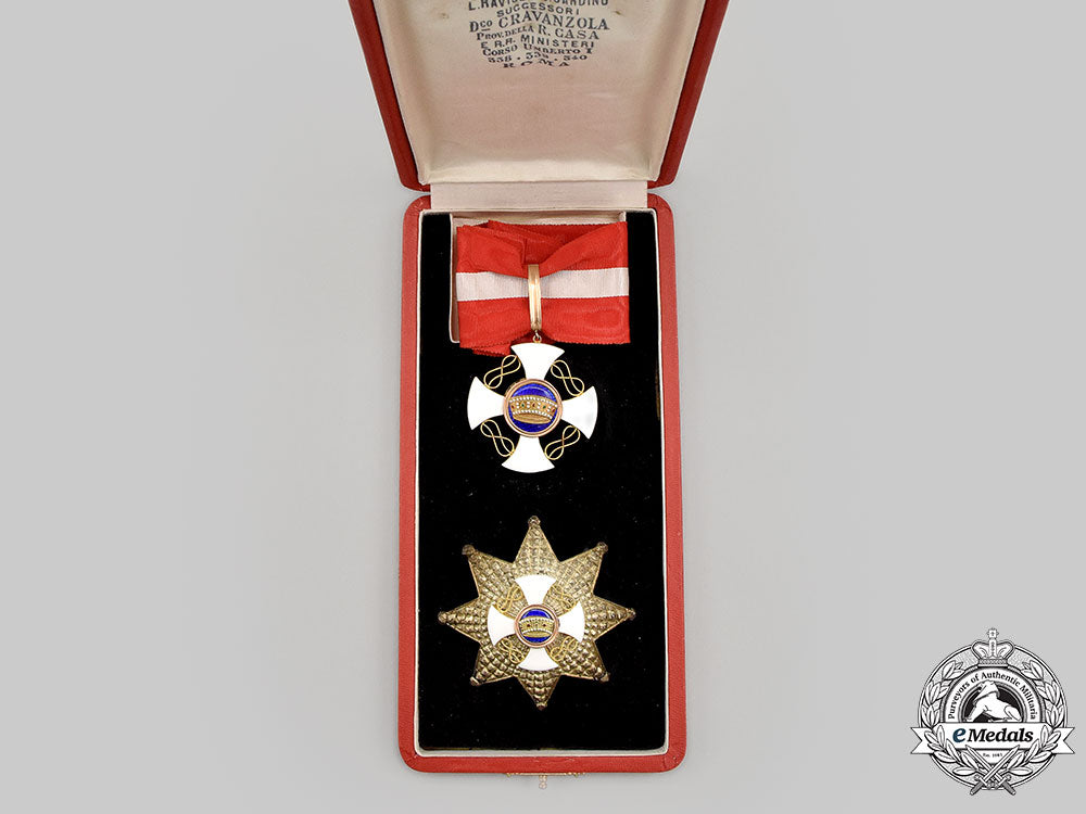 italy,_kingdom._an_order_of_the_crown_of_italy,_ii_class_grand_officer_set,_by_gardino_l22_mnc4221_059
