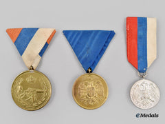 Serbia, Kingdom; Yugoslavia, Kingdom. Three Medals