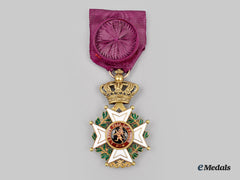 Belgium, Kingdom. An Order Of Leopold I In Gold, Iv Class Officer, Civil Division