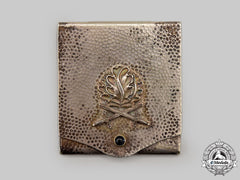 Germany, Wehrmacht. A Silver Matchbox To A Bearer Of The Knight’s Cross With Oak Leaves And Swords