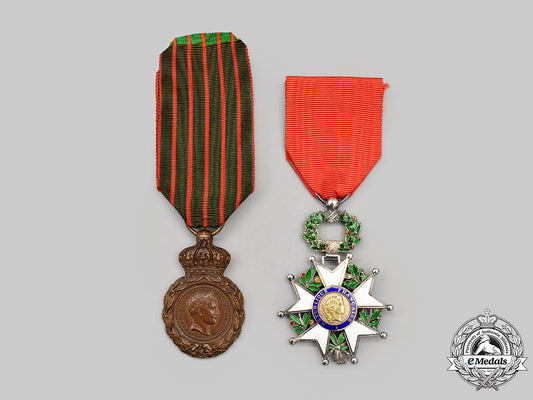 france,_iii_and_v_republics._two_decorations&_awards_l22_mnc4290_071_1_1