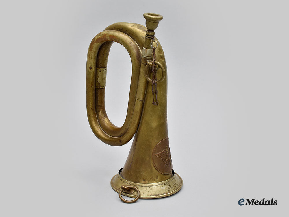germany,_imperial._a114_th(6_th_baden)_infantry_regiment“_kaiser_friedrich_iii”_bugle,_by_karl_deimer_l22_mnc4302_255