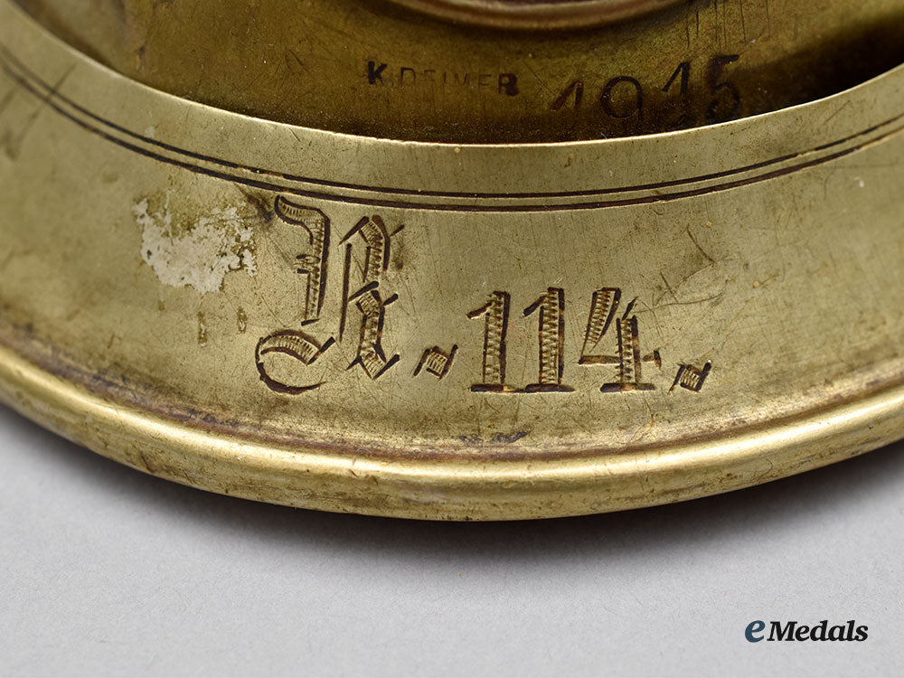germany,_imperial._a114_th(6_th_baden)_infantry_regiment“_kaiser_friedrich_iii”_bugle,_by_karl_deimer_l22_mnc4308_260