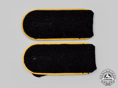 Germany, Ss. A Set Of Waffen-Ss Armoured Cavalry/Reconnaissance Enlisted Personnel Shoulder Straps, With Owner Portrait