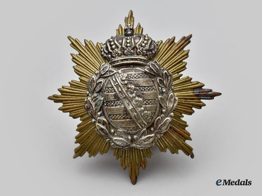 saxony,_kingdom._a_small_helmet_plate_l22_mnc4340_280_1