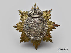 Saxony, Kingdom. A Small Helmet Plate