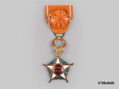 Morocco, Kingdom. An Order Of Ouissam Alaouite (Aka Sharifian Order Of Alawi), Iv Class Officer,