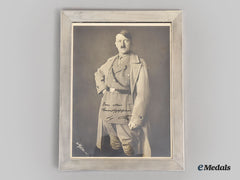 Germany, Third Reich. A Signed And Framed Portrait Of Ah