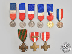 France, III & IV Republics. A Lot Of Nine Awards