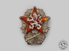 Czechoslovakia, Socialist Republic. A Military Technical Academy Badge 1954