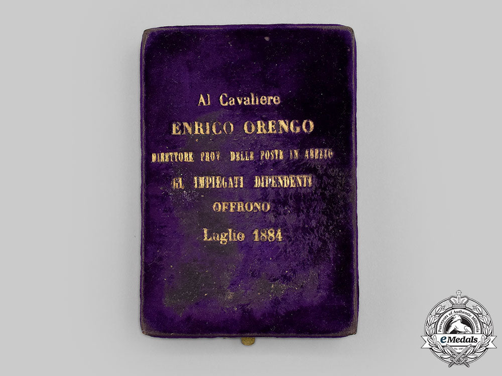 italy,_kingdom._an_order_of_the_crown_of_italy,_v_class_knight,_cased,_named_to_knight_enrico_orengo_in1884_l22_mnc4523_251_2_1_1