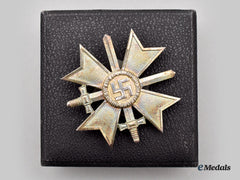 Germany, Wehrmacht. A War Merit Cross, I Class With Swords And Case, By Deschler & Sohn