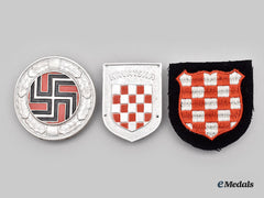 Germany, Wehrmacht. A Mixed Lot Of Mint Croatian Axis Volunteer Insignia