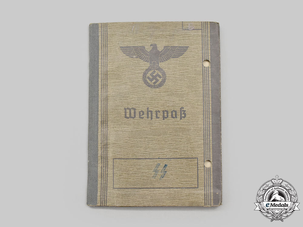 germany,_ss._the_wehrpaß_and_documents_of_ss-_rottenführer_matthias_balsen,2_nd_ss_panzergrenadier_division_das_reich_l22_mnc4598_256
