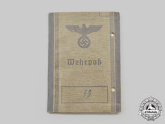 Germany, Ss. The Wehrpaß And Documents Of Ss-Rottenführer Matthias Balsen, 2Nd Ss Panzergrenadier Division Das Reich