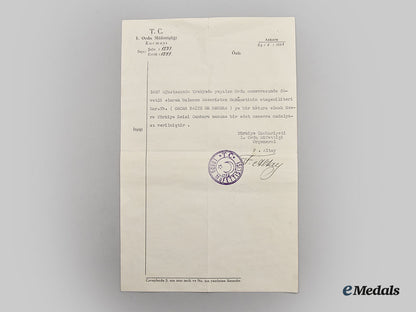 turkey,_republic._a1_st_army_thrace_maneuvers_medal1937,_issued_to_hungarian_military_officer,_lieutenant_colonel_oscar_baitz_of_beodra_l22_mnc4659_370_1