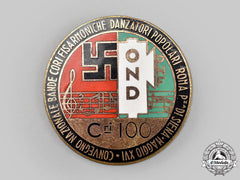 Italy, Kingdom. A National Recreational Club Conference Of Bands And Choirs Badge, By Castelli-Gerosa