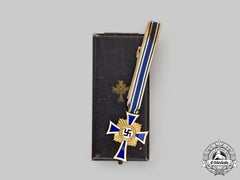 Germany, Third Reich. An Honour Cross Of The German Mother, Gold Grade With Case, By Wilhelm Deumer