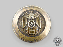 Germany, Third Reich. A Rare Silver Diplomat’s Badge Presented To Otto Meissner By Reichsminister Joachim Von Ribbentrop