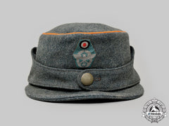 Germany, Ordnungspolizei. A Gendarmerie Em/Nco’s Single-Button M43 Field Cap