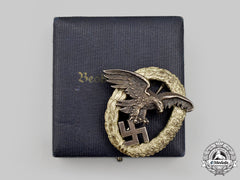 Germany, Luftwaffe. An Observer’s Badge, Unit-Attributed Example With Case, By Imme & Sohn