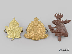 Canada, Cef. A Lot Of Three First War Cap Badges