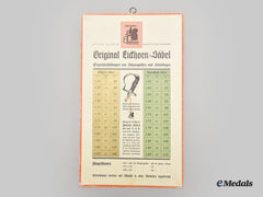 Germany, Wehrmacht. A Carl Eickhorn Sword Sample Board