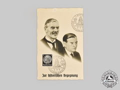 Germany, Third Reich. A Set Of Unused Munich Agreement Commemorative Postcards