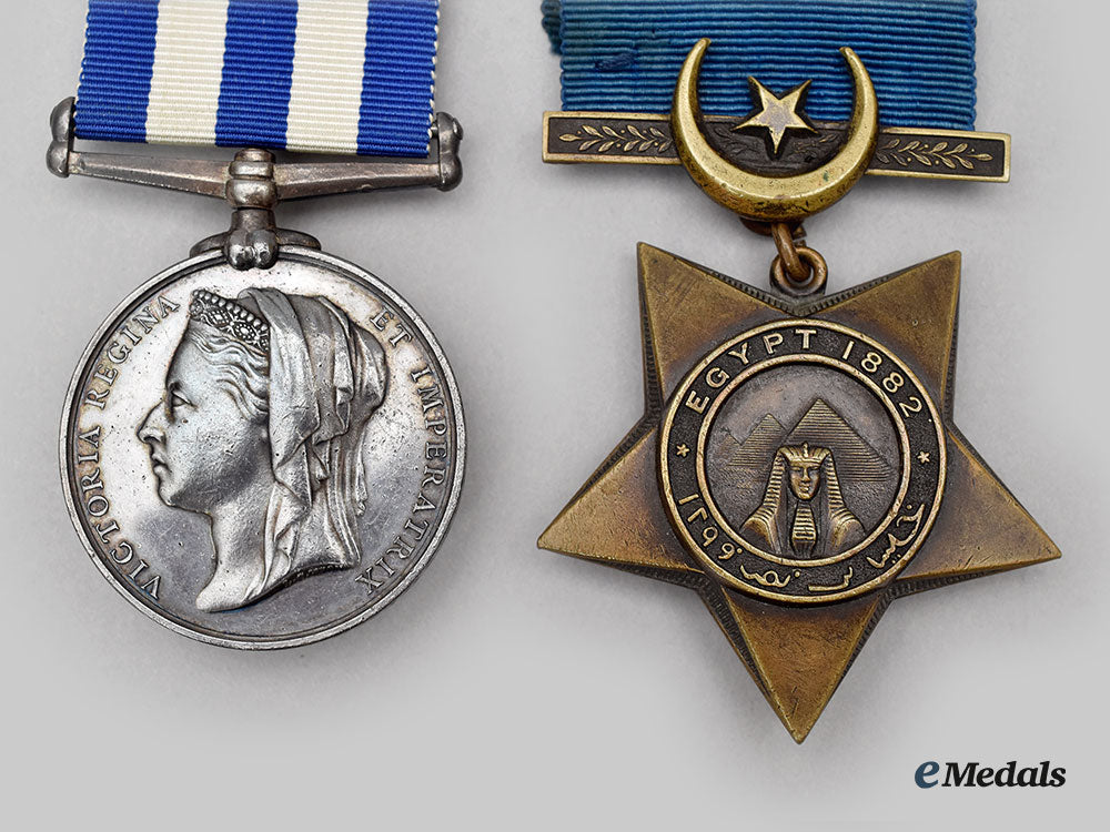 united_kingdom._an_egypt1882_medal_and_khedives_star_to_t._evans,_hms_northumberland_l22_mnc5083_814
