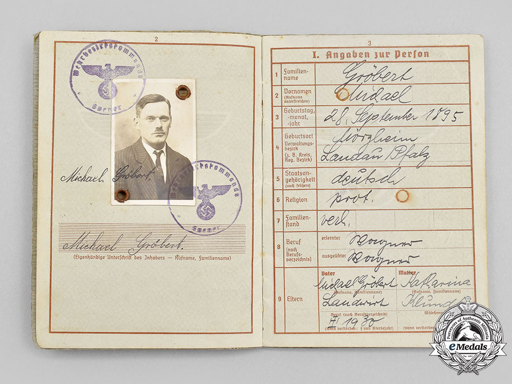 germany,_third_reich._a_mixed_lot_of_identity_booklets_to_michael_gröbert_l22_mnc5107_539_1