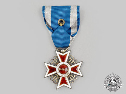 romania,_kingdom._an_order_of_the_crown_of_romania,_v_class_knight,_civil_division_l22_mnc5109_742