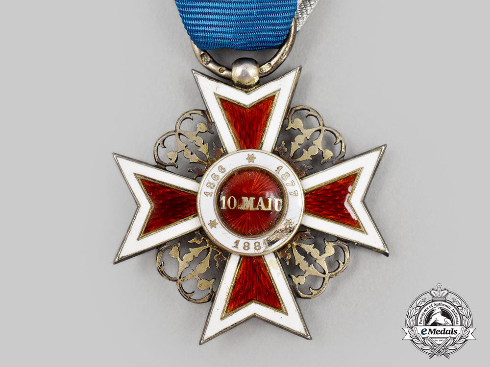 romania,_kingdom._an_order_of_the_crown_of_romania,_v_class_knight,_civil_division_l22_mnc5110_744