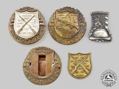 Czechoslovakia, Republic. Four Second War Czech Army Badges