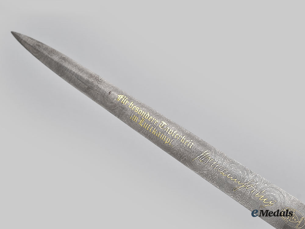 germany,_luftwaffe._a_first_model_officer’s_dress_dagger,_with_postwar_dedicated_damascus_blade_l22_mnc5169_813