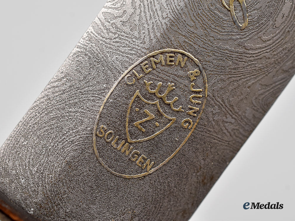 germany,_luftwaffe._a_first_model_officer’s_dress_dagger,_with_postwar_dedicated_damascus_blade_l22_mnc5174_817